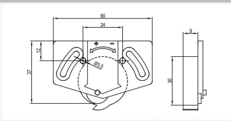 Rejs sliding door rollers, 32 mm
