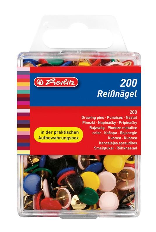 Smeigtukai Herlitz 8770109, 200 vnt