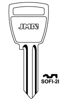 Raktų ruošinys Jma Sofi-2I, 1 vnt.