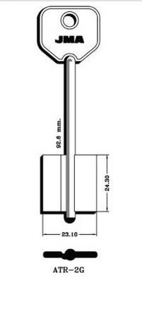Jma ATR-2G key blank, 1 pc.