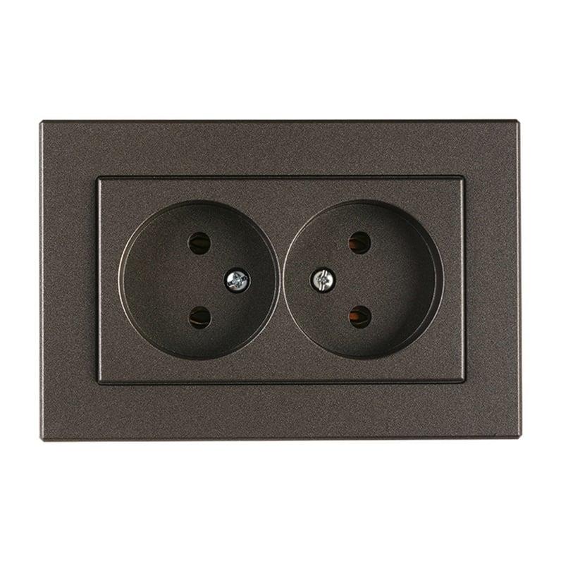 VILMA XP500 double socket, anthracite