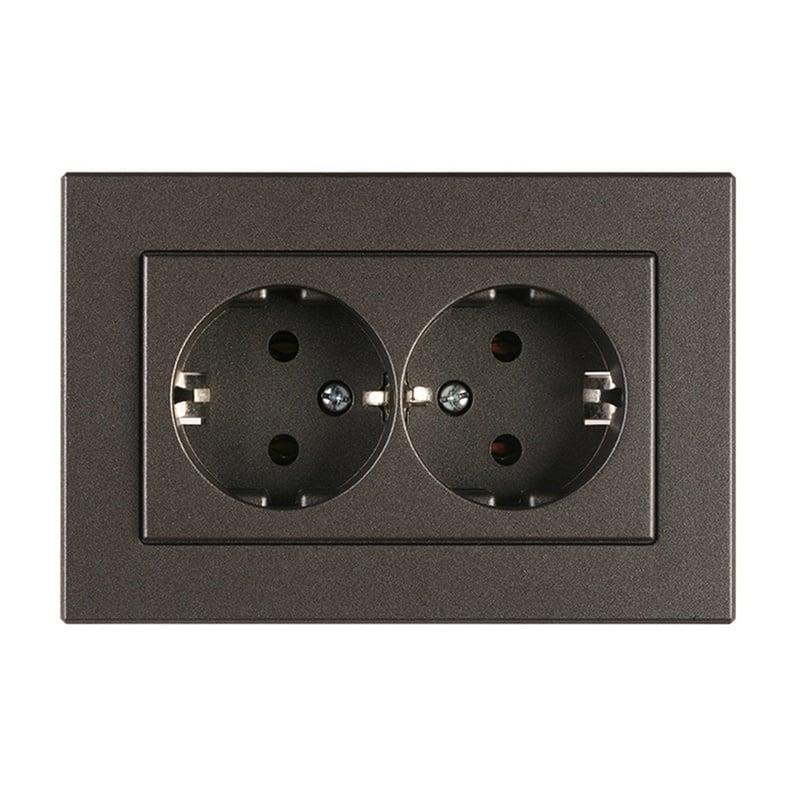 VILMA XP500 double socket, anthracite
