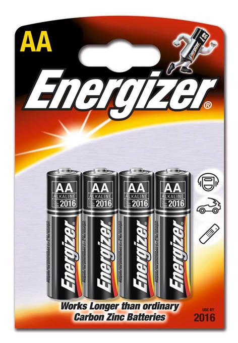 Elementai ENERGIZER AA/LR6, 1,5V, 4 vnt.