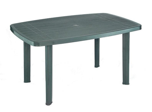 Stół ogrodowy PROGARDEN FARO OVAL, zielony, 126×85×72 cm