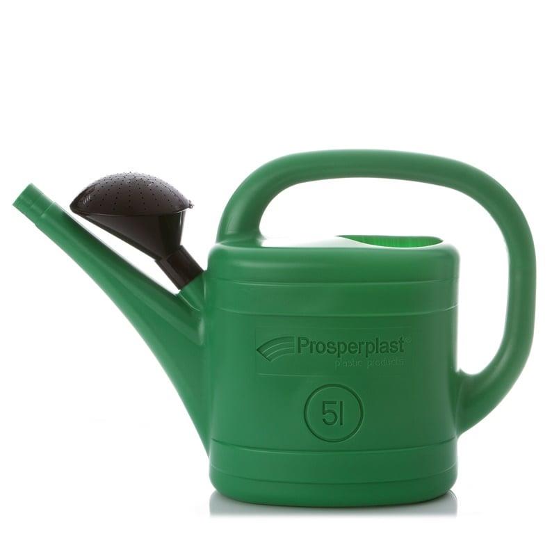 Plastic watering can, with a nozzle, 5 l