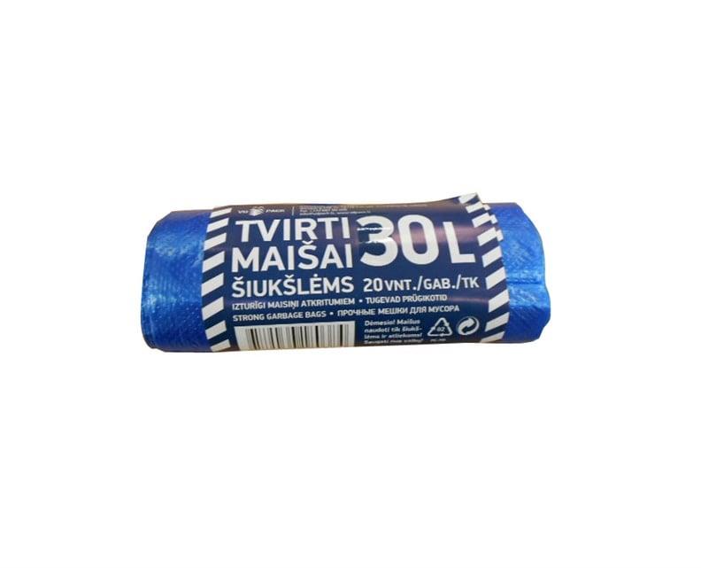 Šiukšlių maišai, 30 l, 20 vnt., 12MK