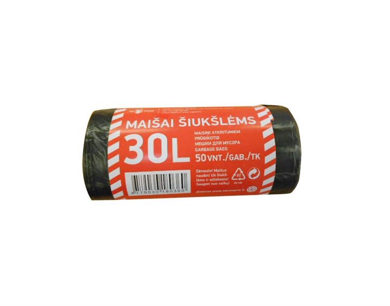 Bin liners, 30 l, 50 pcs., 8MK