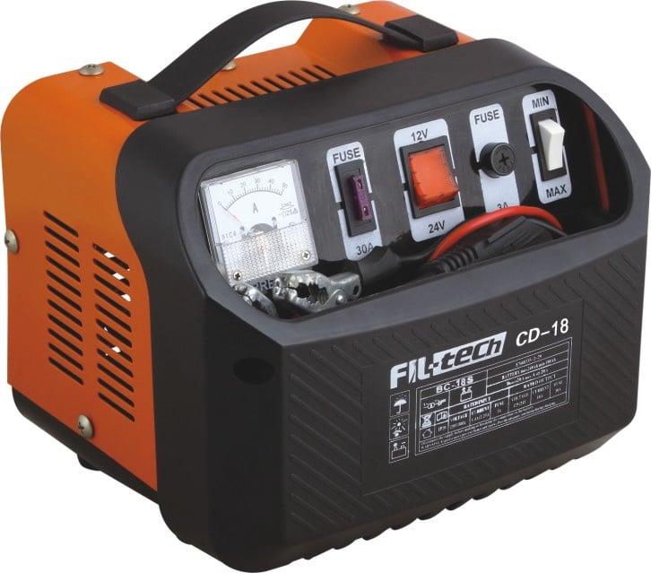 Akumuliatoriaus įkroviklis Filtech CD-18, 12-24 V