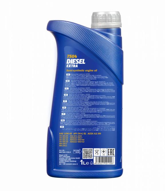 ENGINE OILS „MANNOL DIESEL EXTRA“ (10W40; 1 L)