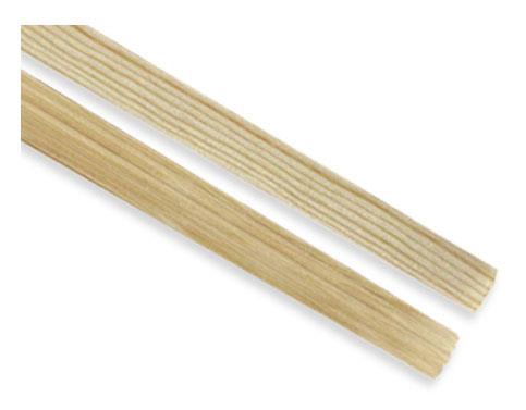 Finishing strip, pine, 8 x 2000 x 40 mm