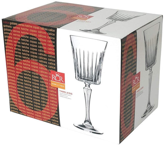 Wine glasses RCR TIMELESS, 300 ml, 6 pcs.