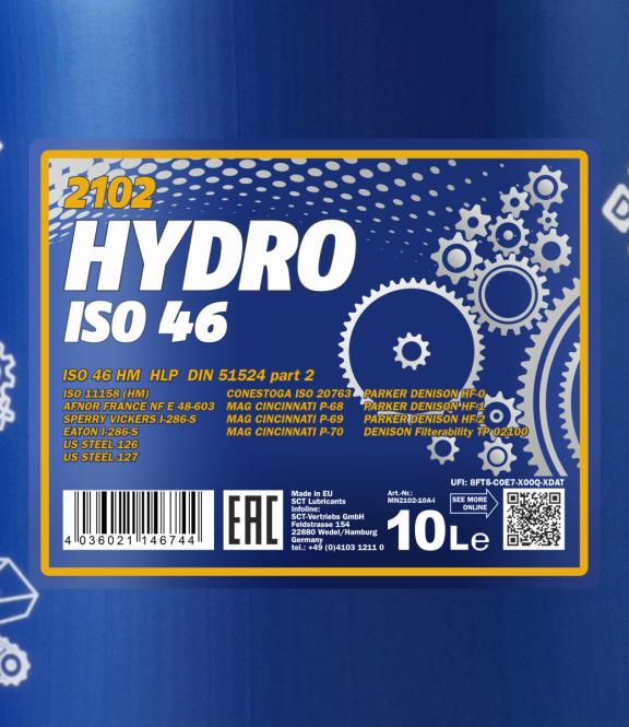 Olej hydrauliczny Mannol ISO 46, 10 l