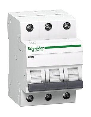 Automatinis jungiklis Schneider K60N, 3P, C, 6kA, 10 A