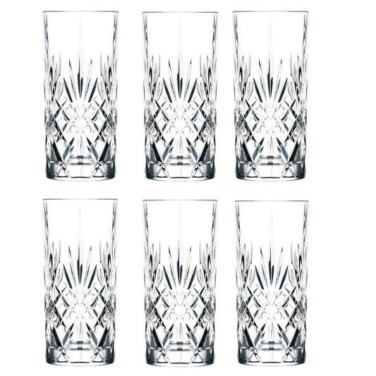 Stiklinės RCR MELODIA, 360 ml, 6 vnt.