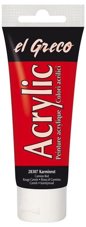 Acrylic paint C. KREUL 28307, 75 ml, red