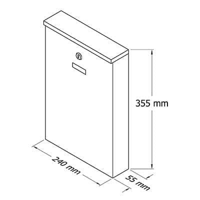 Mailbox Glori ir Ko PD955, outdoor
