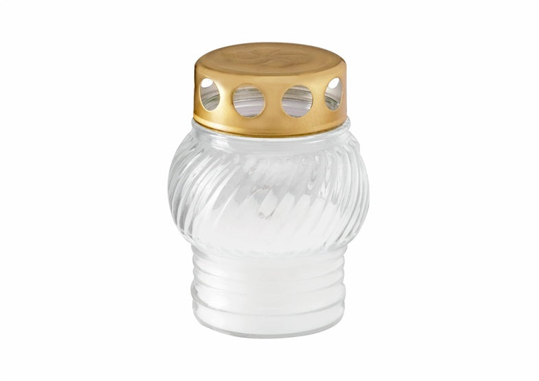 Candle Geralda SU-86, 10 h, Clear c./White c.