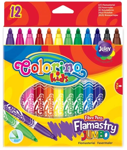 Flomasteriai Colorino Jumbo, 12 vnt