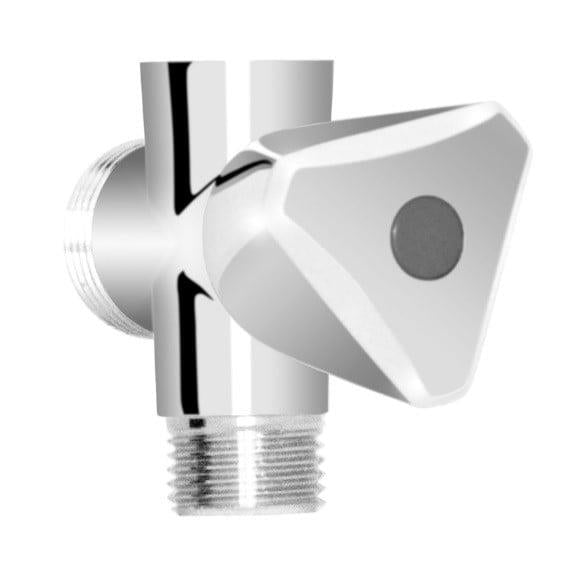 Valve, 1/2"x1/2"x3/4", external and internal threads