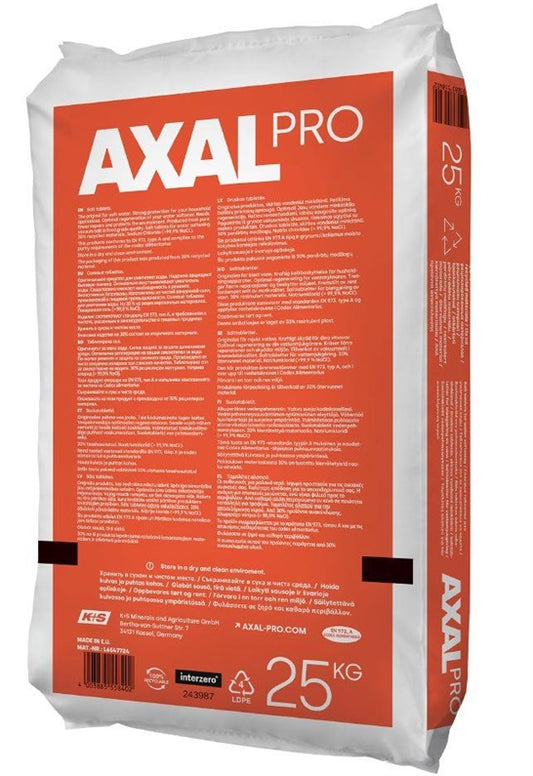 Tabletki solne Axal Pro, 25 kg