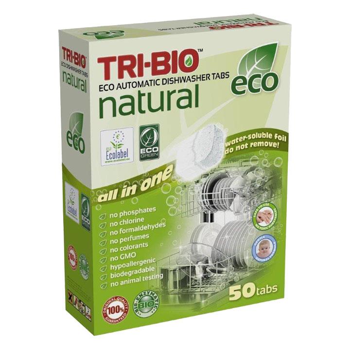 Indaplovių tabletės Tri-Bio, 50 vnt