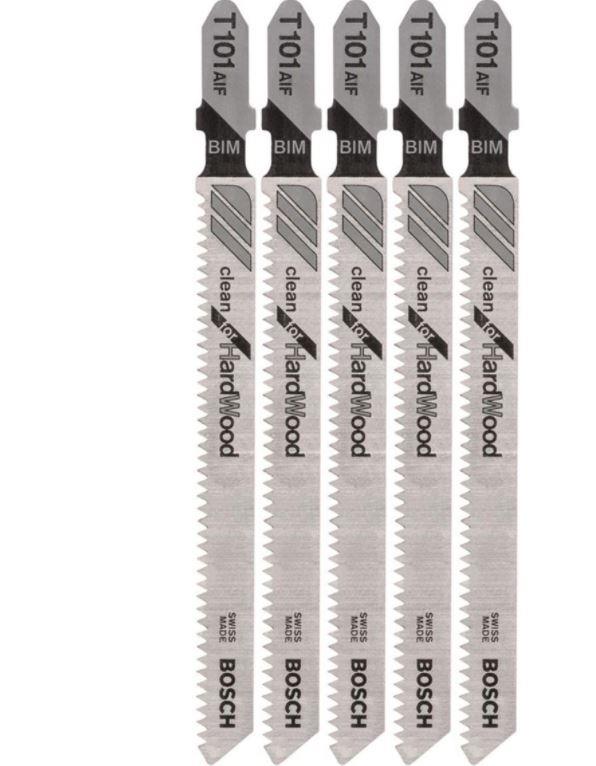 Jigsaw Blades Bosch, T101AIF, 5 pcs.