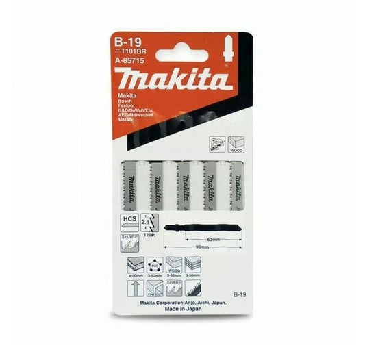 Jigsaw blades Makita, T101BR, 5 pcs.