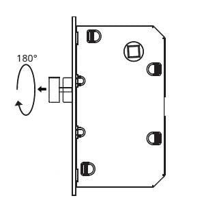 Mortise lock set Valnes VAL2014