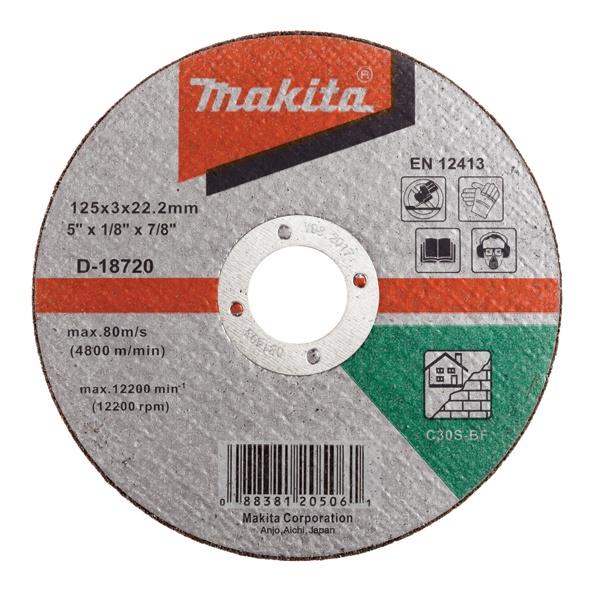 Cutting disc Makita, 125 x 3 x 22.2 mm