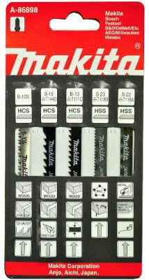 Jigsaw blade set Makita, 5 pcs.