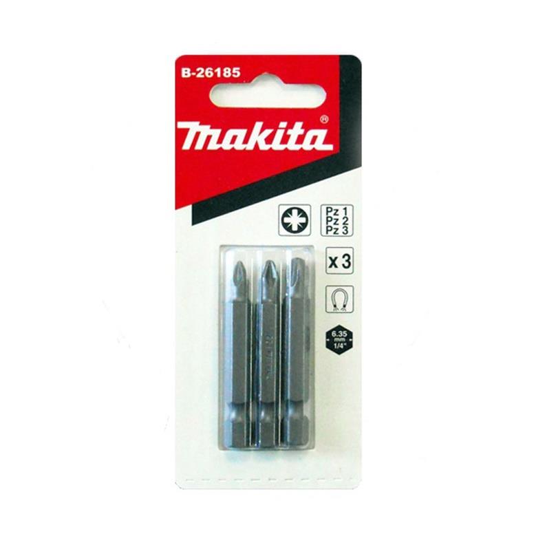 Końcówki wkrętakowe Makita B-26185, 50 mm, 3 szt.