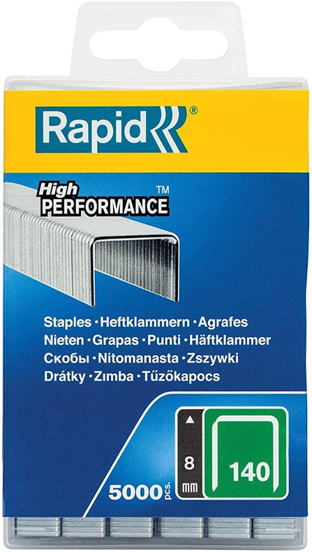 Zszywki Rapid, typ 140; 10,6 x 8 mm; 5000 szt.
