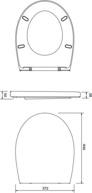 POKRYWA SEDESOWA DELFI K98-0073