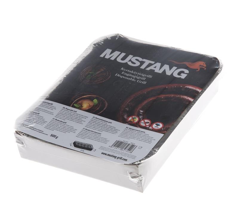Disposable BBQ Grill Mustang, 27 x 22 x 25 cm