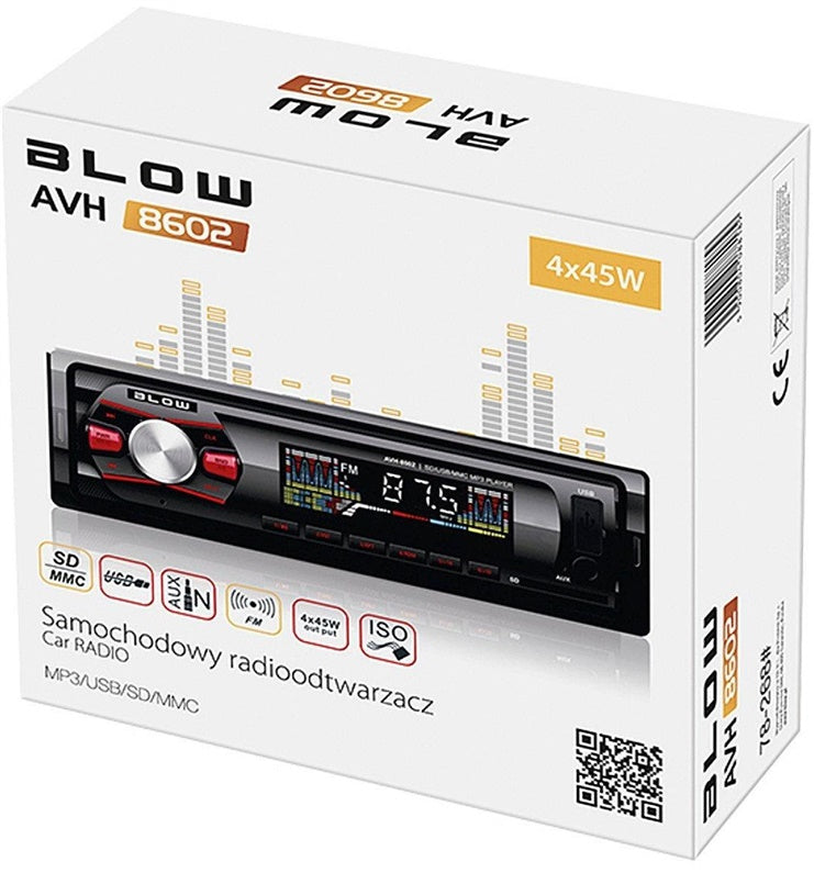 Radioodtwarzacz samochodowy Blow AVH-8602