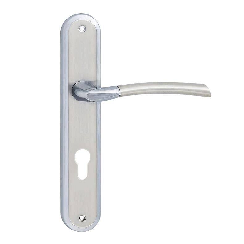 Metal-Bud Zobra exterior door handle, chrome-plated