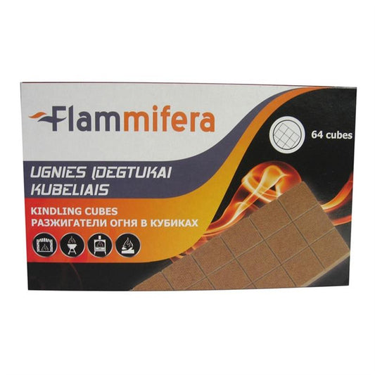 Firelighters in cubes, 64 pcs.