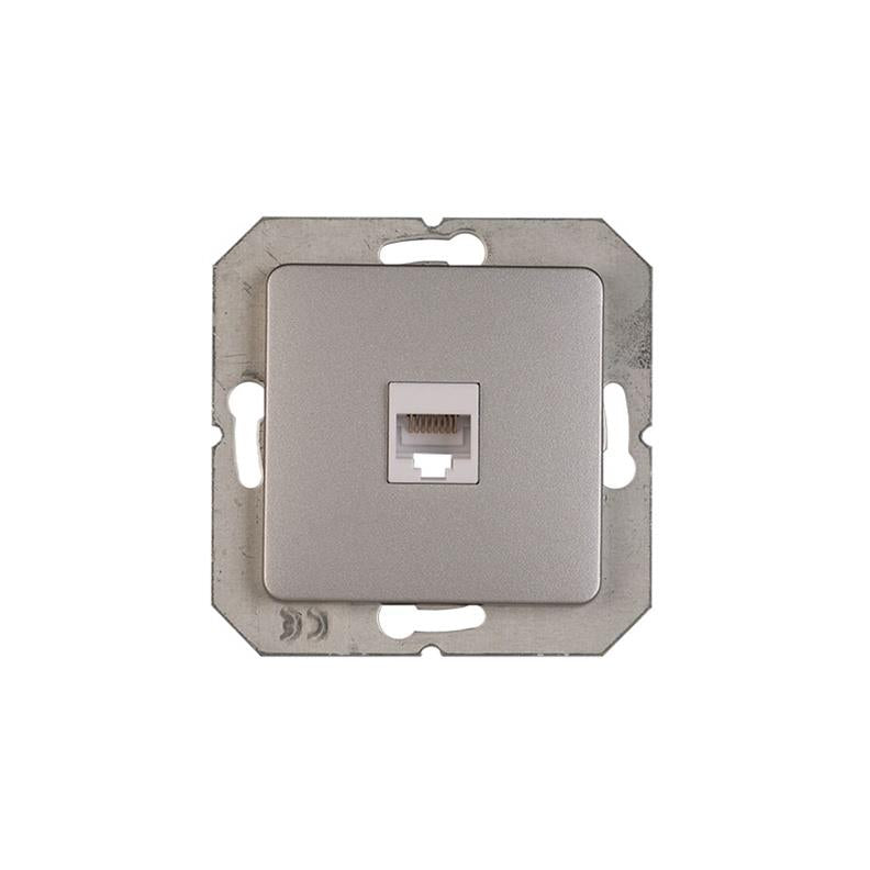 Computer socket VILMA SL250, metal color