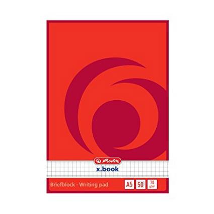 Notebook Herlitz, A5, 50 pages, squared