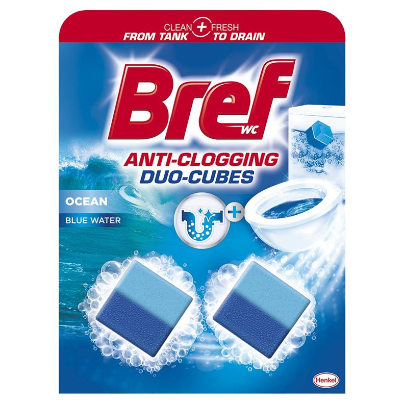 Kostki do WC BREF DUO CUBES, 2×50 g