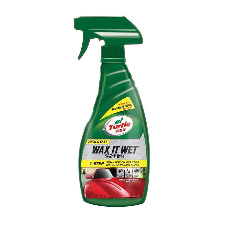 Turtle Wax Wax it Wet Spray Wax for Cars, 0.5 l