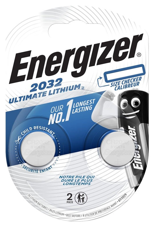 Baterie ENERGIZER CR2032, 3V, 2 szt.