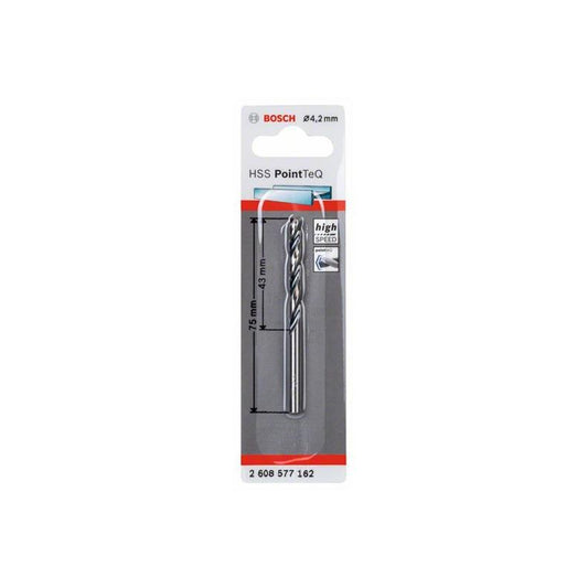 Metalo grąžtas Bosch Pointteq, 4,2x75 mm