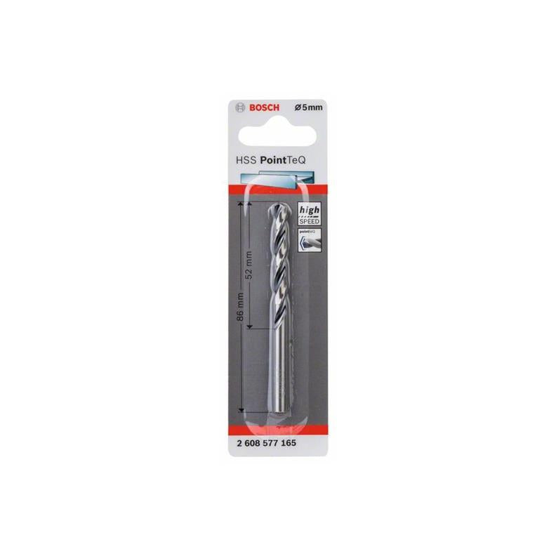 Metal drill bit Bosch Pointteq, 5x86 mm