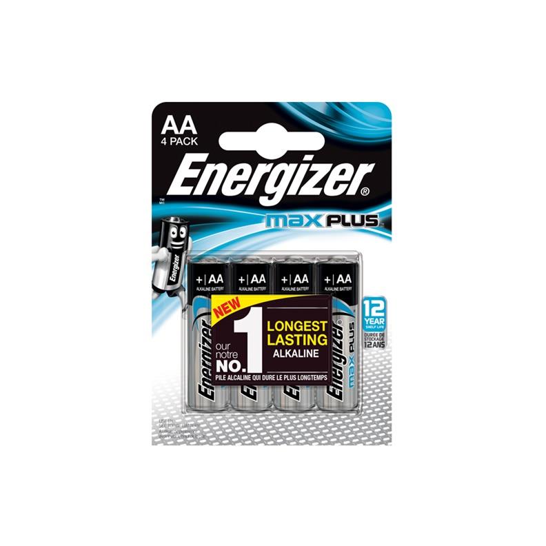 Elementai ENERGIZER MAX PLUS AA/LR06, 1,5V, 4 vnt.