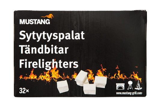 Firelighters white MUSTANG 32 pcs.