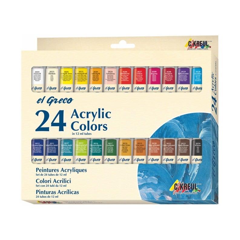Acrylic paints C. KREUL 28253, 24 × 12 ml