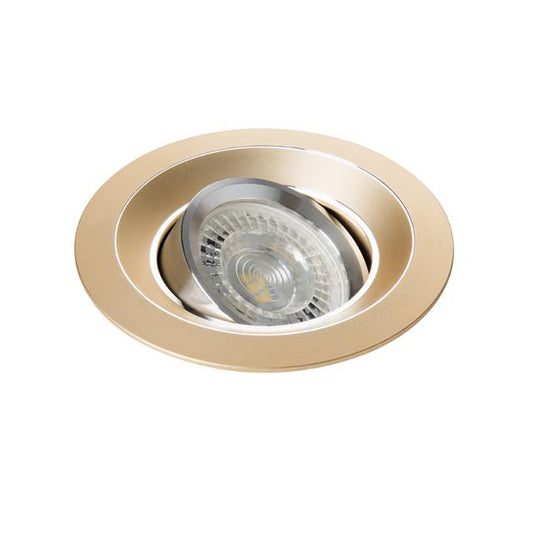 Įmontuojamas šviestuvas Kanlux Colie, 35W, GU10, aukso