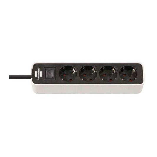 BRENNENSTUHL ECOLOR Household Power Strip, 4-way, 1.5 m