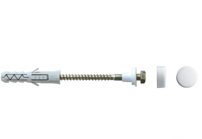 Toilet fixing bolts, 10 x 80 mm, 2 pcs.